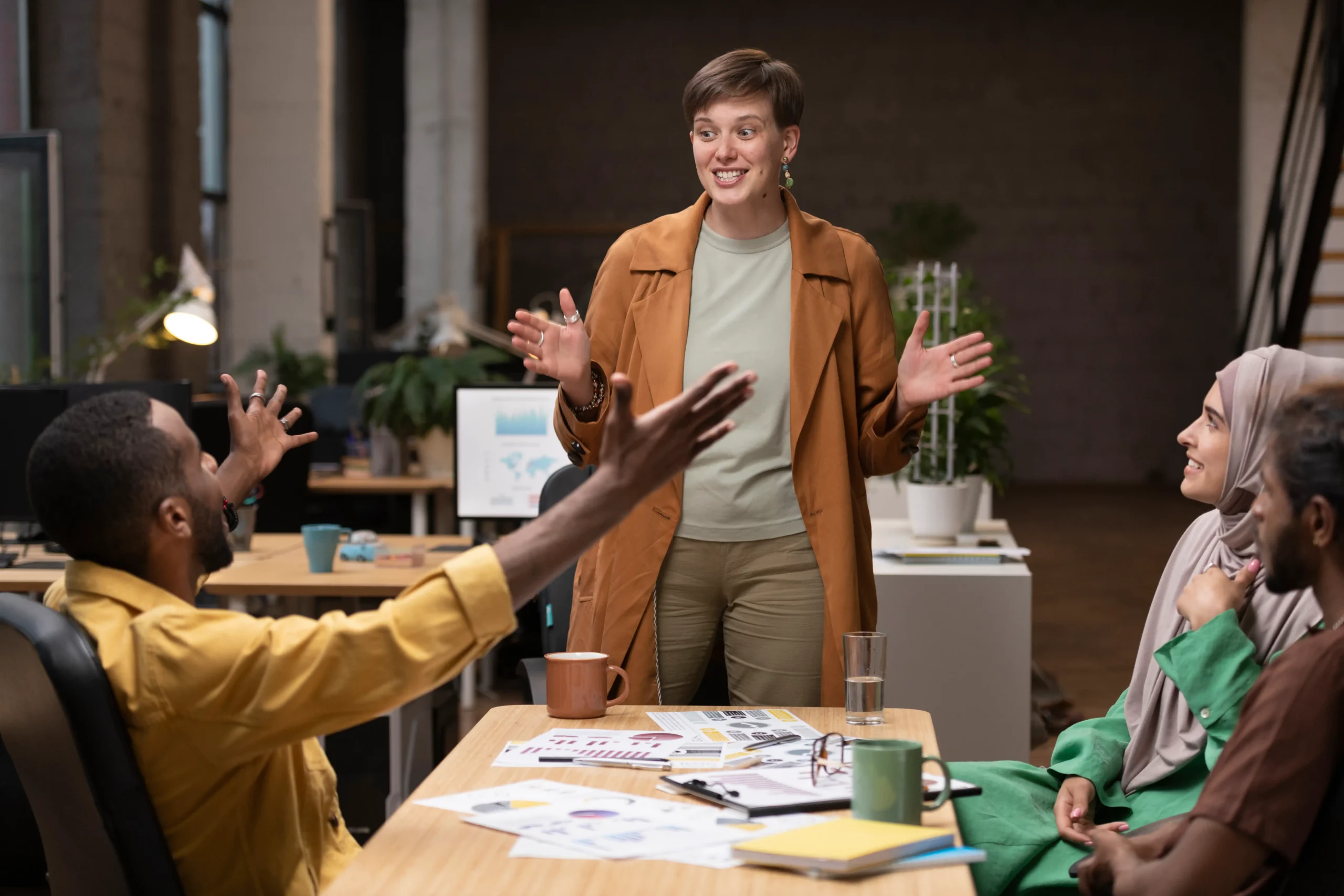 A senior executive standing confidently at a professional crossroads in a modern city environment, symbolizing leadership reinvention, career evolution, and strategic positioning in the AI-driven economy.